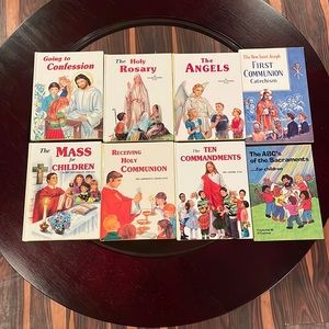 Catholic Youth Book Bundle 6 Hardback and 2 Paperback By Father Lovasik S.V.D